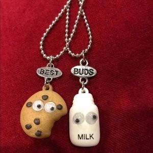 NIP Milk/Cookie Best Buds Necklaces